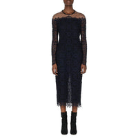 Robe dentelle - Bleu