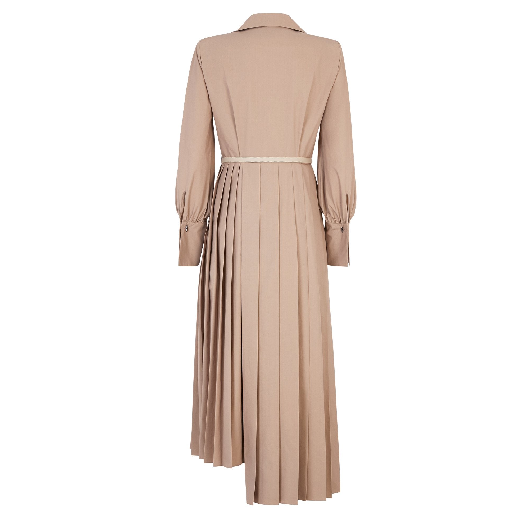 Robe taffetas - Beige