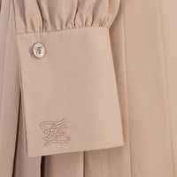 Robe taffetas - Beige