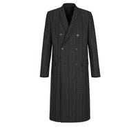 Manteau Boxy en jacquard - Noir