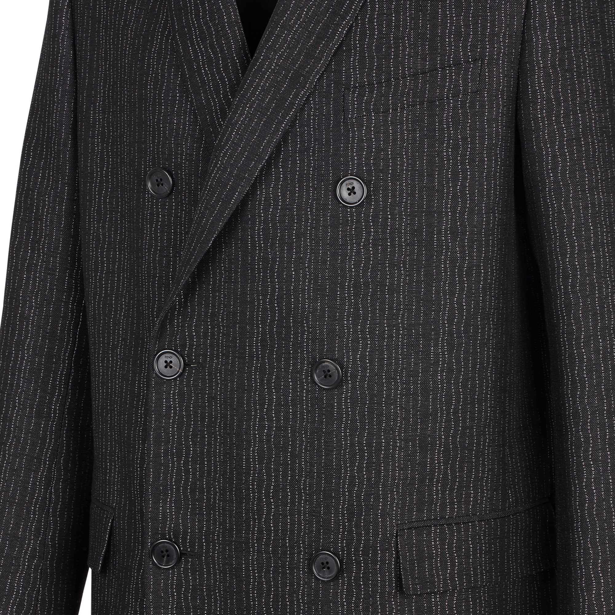 Manteau Boxy en jacquard - Noir