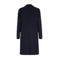 Manteau coupe droite en cachemire - Bleu