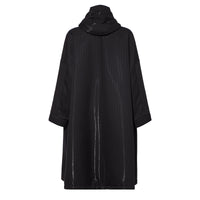 Parka oversize en laine - Noir