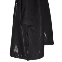 Parka oversize en laine - Noir
