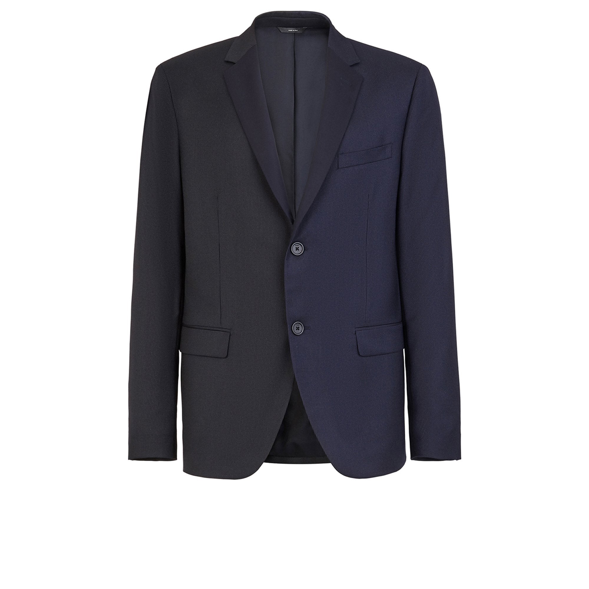 Veste slim en laine - Bleu