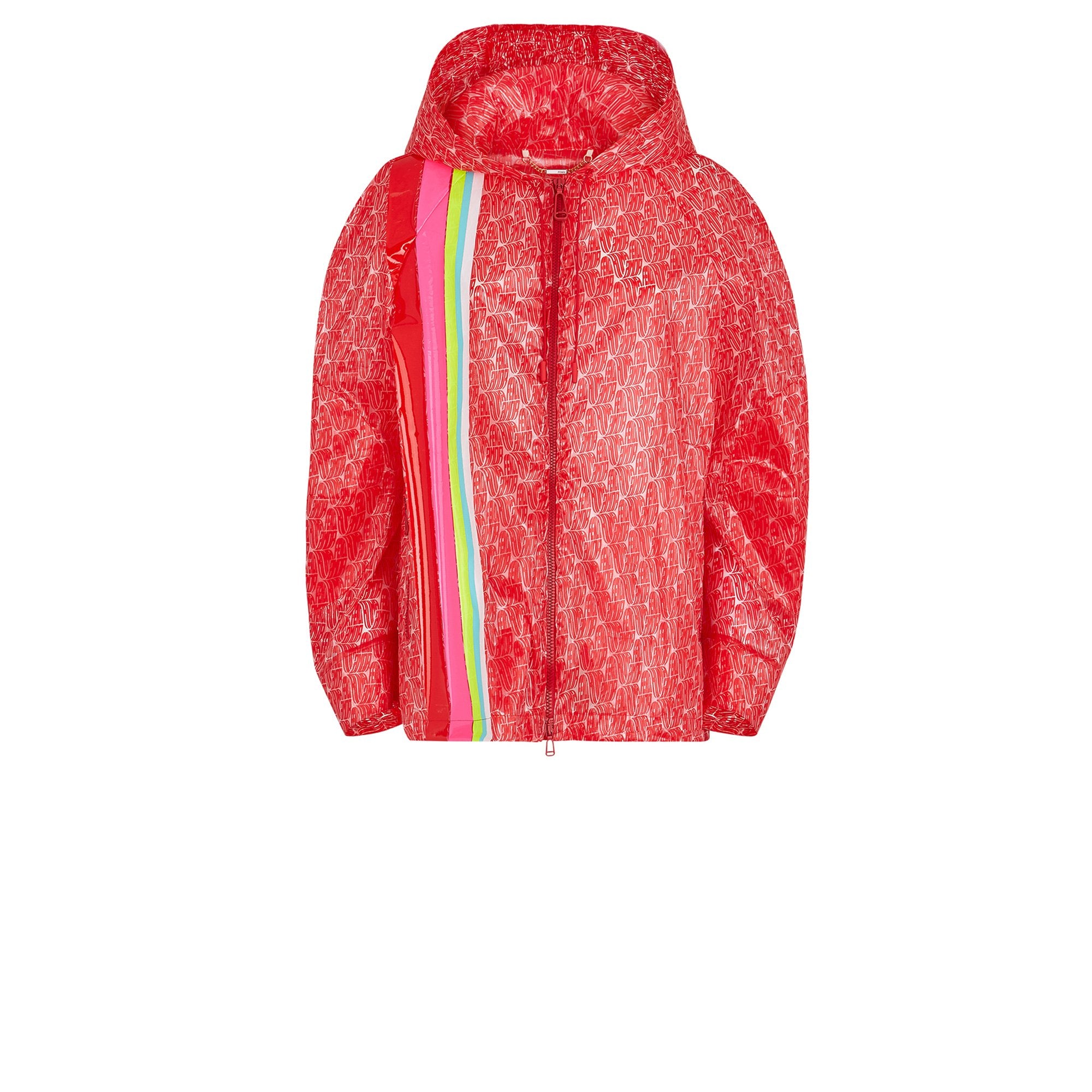 Blouson en nylon Roma Amor Wave - Rouge