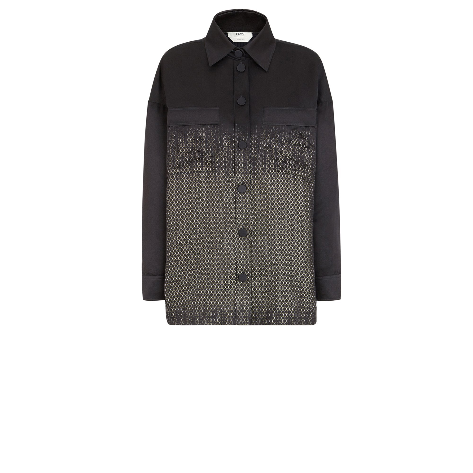 Veste géométrique en jacquard - Noir