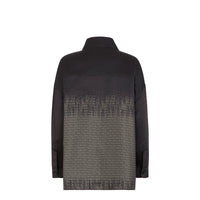 Veste géométrique en jacquard - Noir