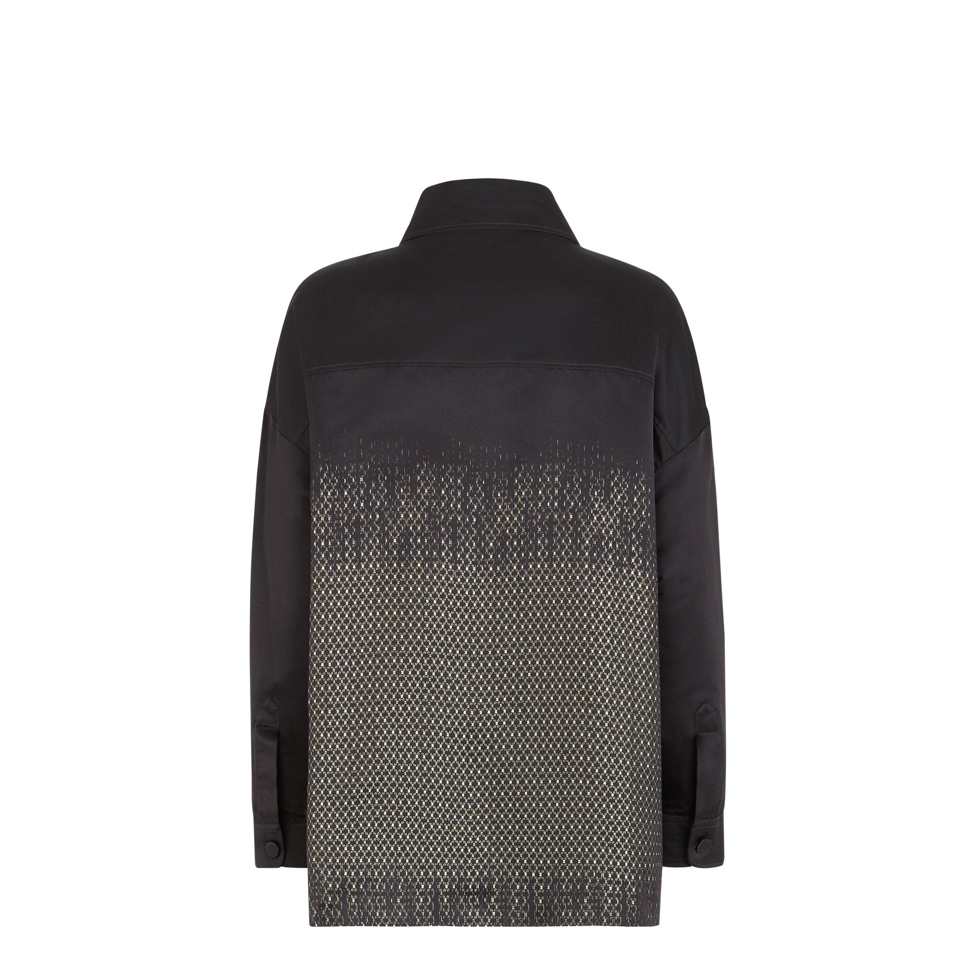 Veste géométrique en jacquard - Noir
