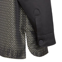 Veste géométrique en jacquard - Noir