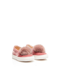 FLUFFY HEART BABY - Rose antique