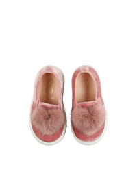 FLUFFY HEART BABY - Rose antique