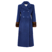 Manteau Peau Lainée - Bleu