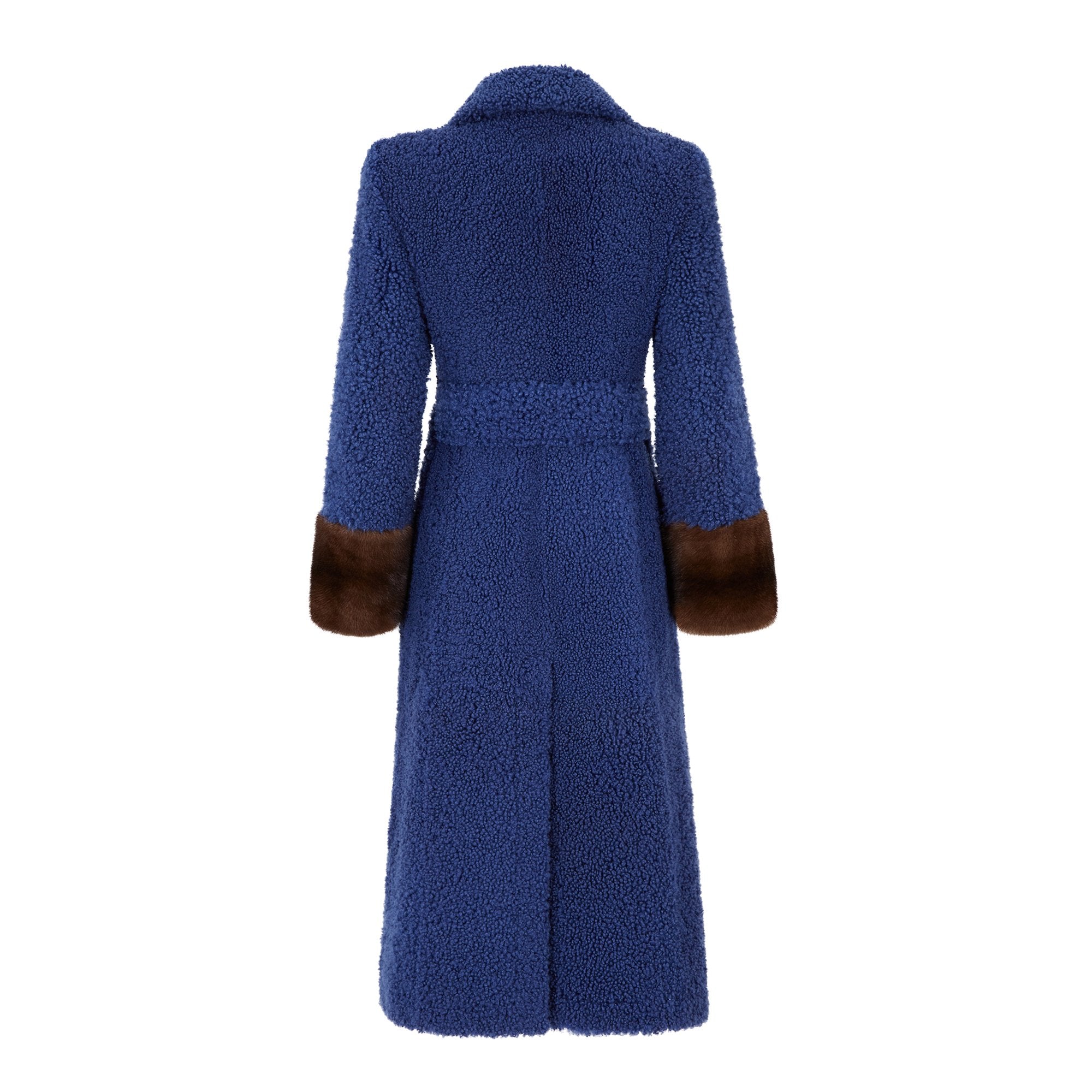 Manteau Peau Lainée - Bleu