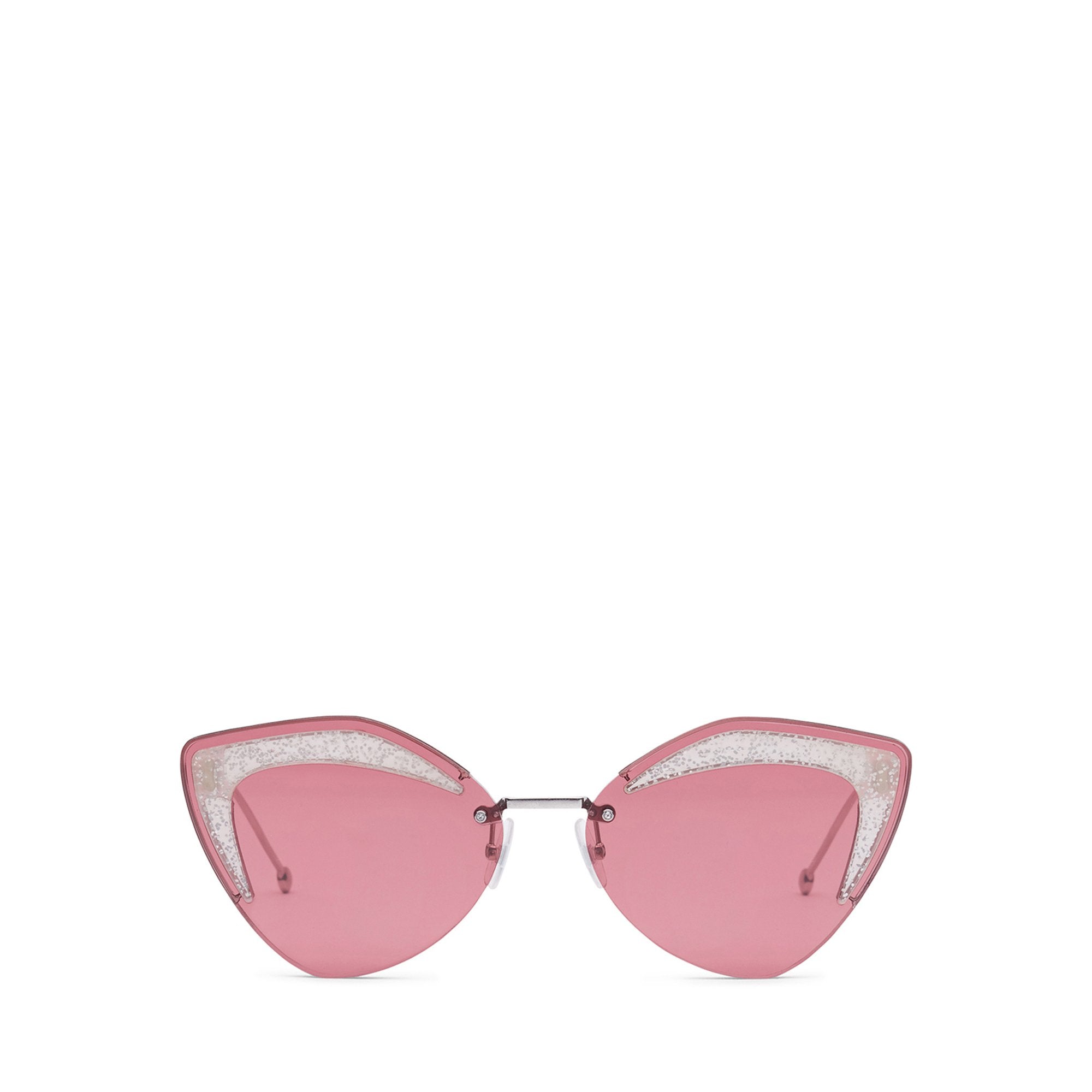Lunettes Fendi glass - Blanc Glitter