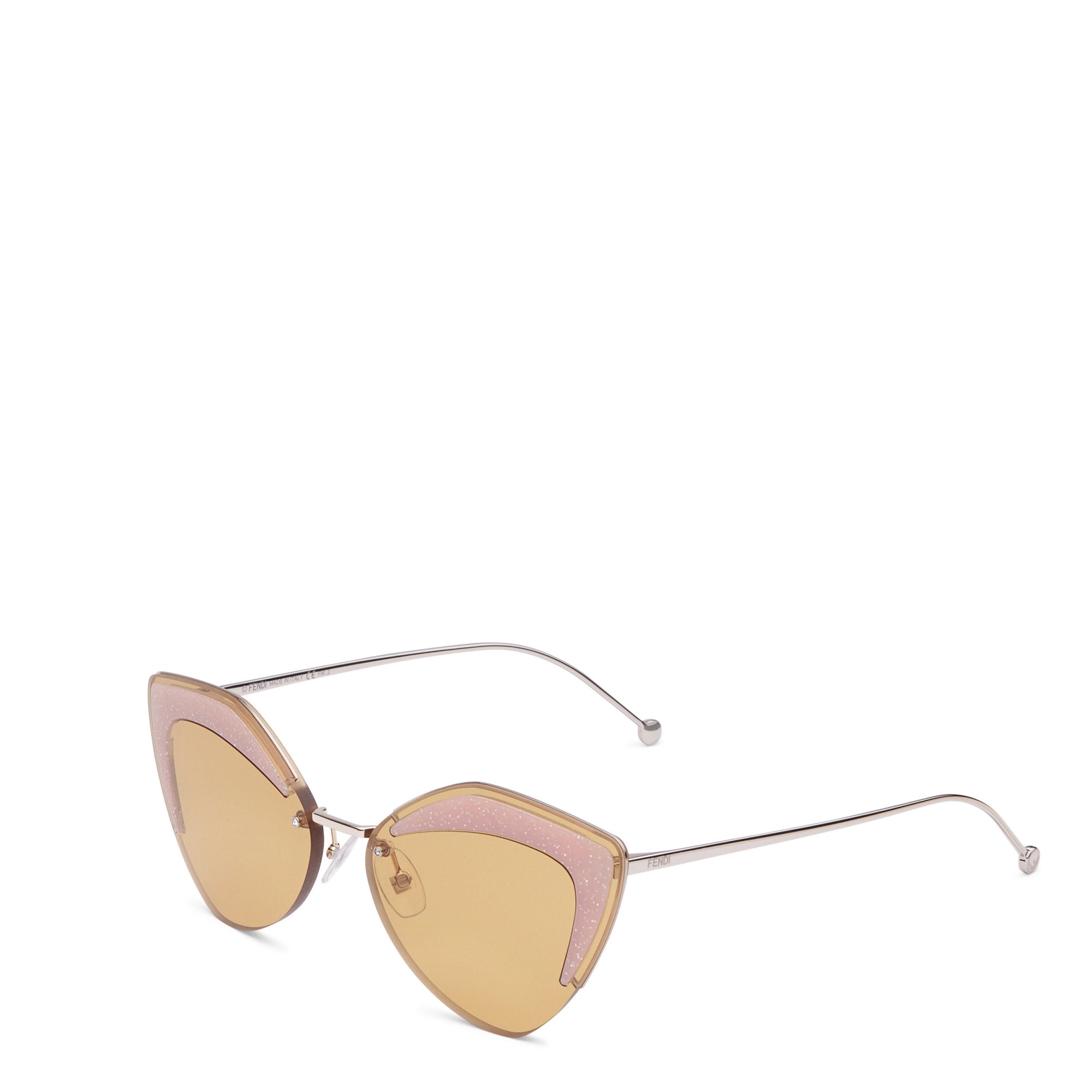Lunettes Fendi glass - Or & Rose glitter