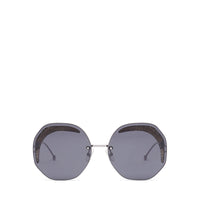 Lunettes Fendi glass octogonales - Noir