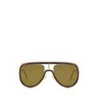 Lunettes futuristic Fendi - Or