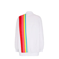 Blouson Roma Amor Wave en cuir - Blanc
