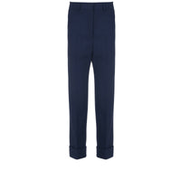 Pantalon en laine - Bleu