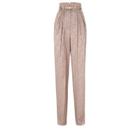 Pantalon en soie - Nude