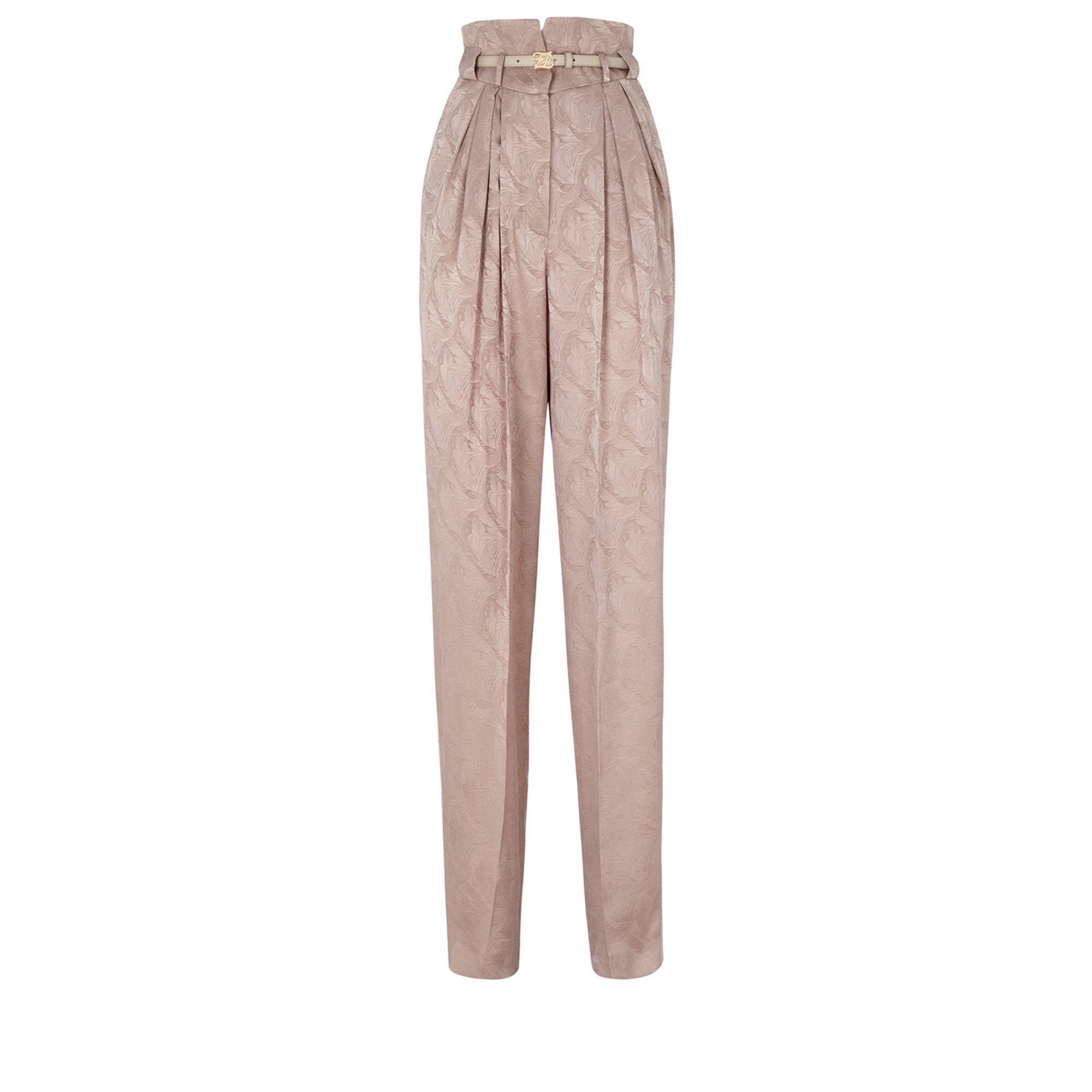 Pantalon en soie - Nude