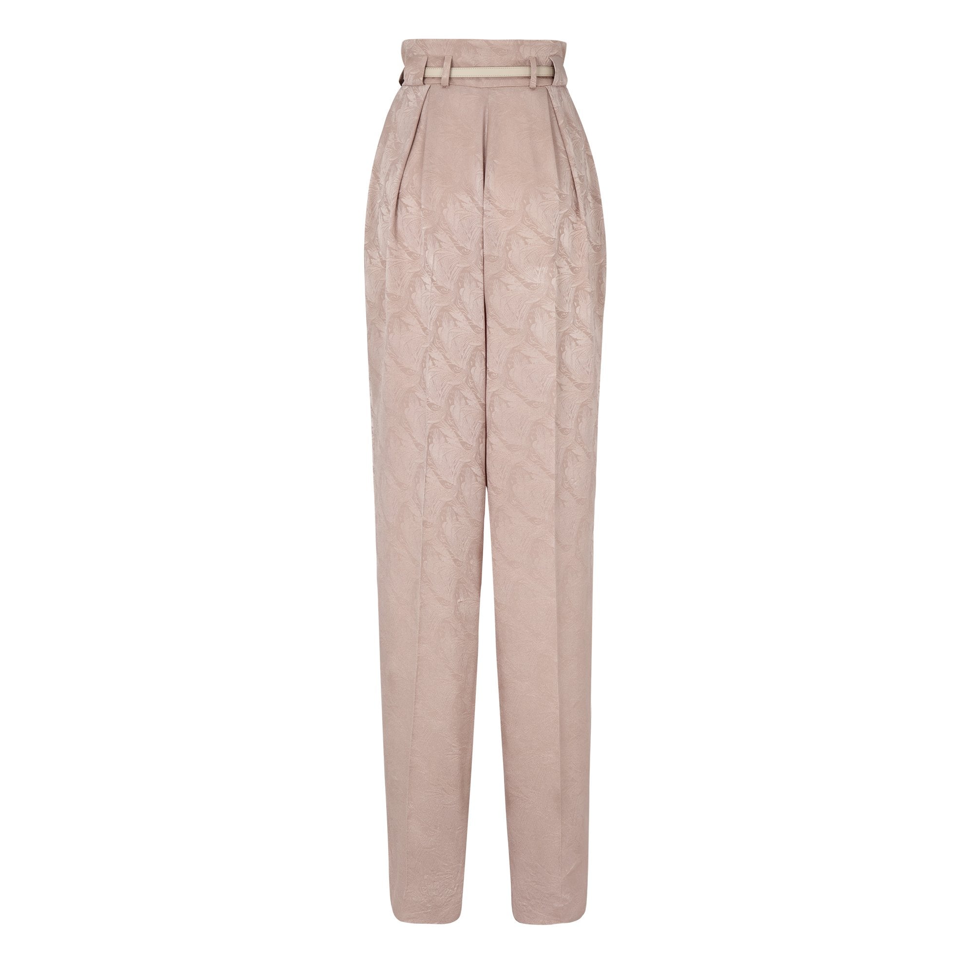 Pantalon en soie - Nude