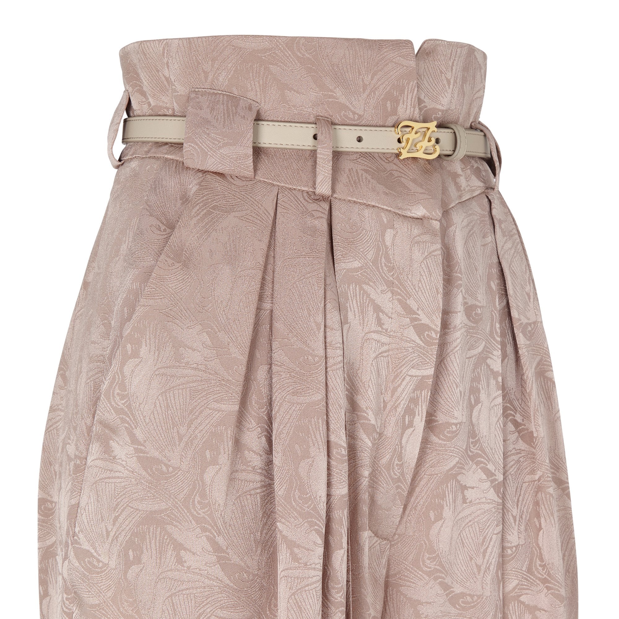 Pantalon en soie - Nude