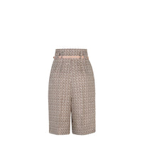Short all over en soie - Marron & Rose
