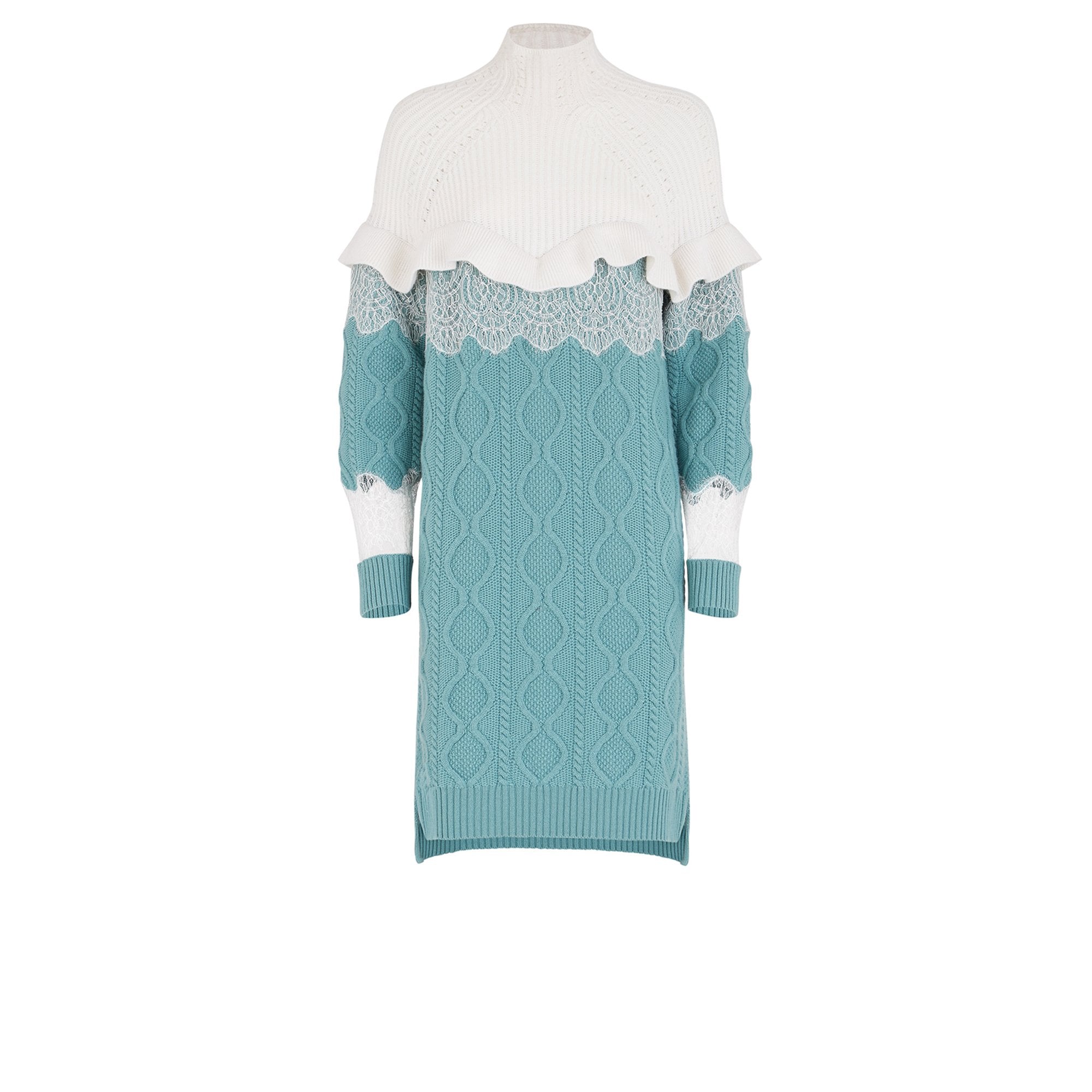 Robe en laine - Bleu Ciel