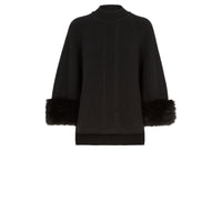 Pull manches en cachemire - Noir