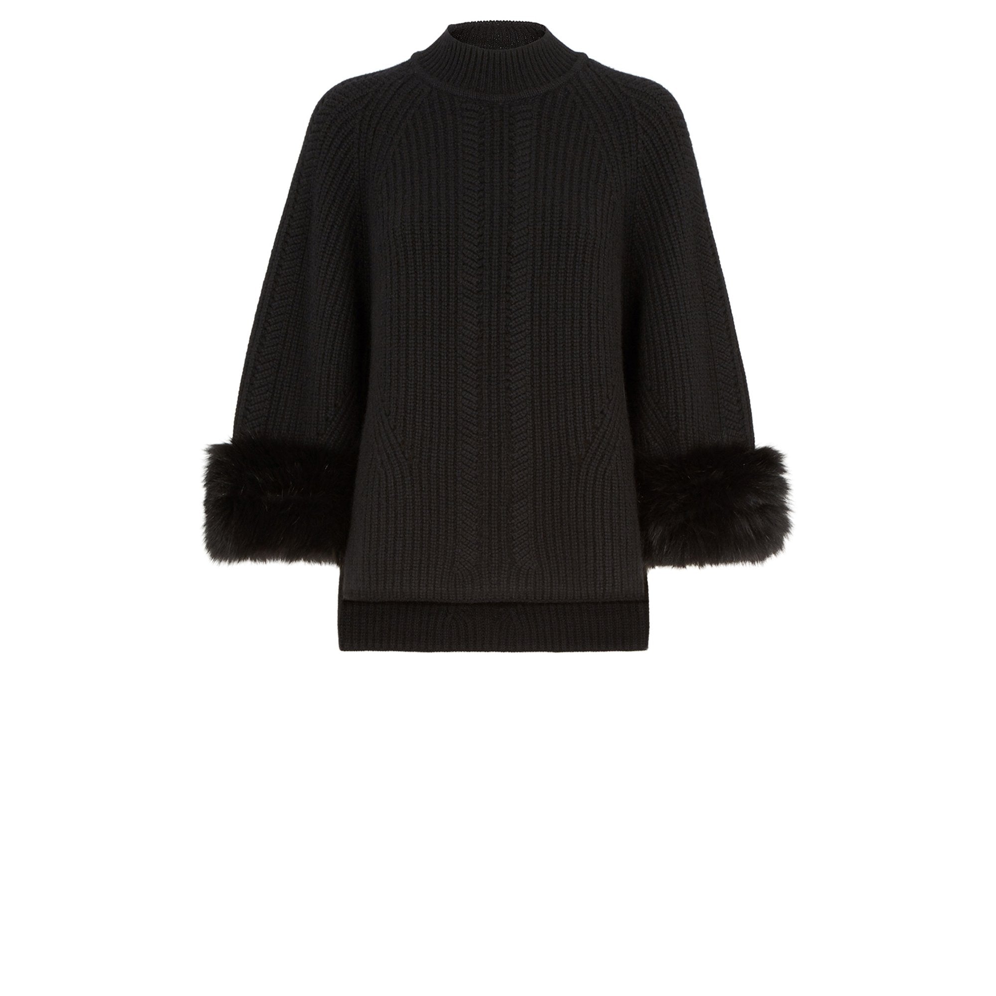 Pull manches en cachemire - Noir