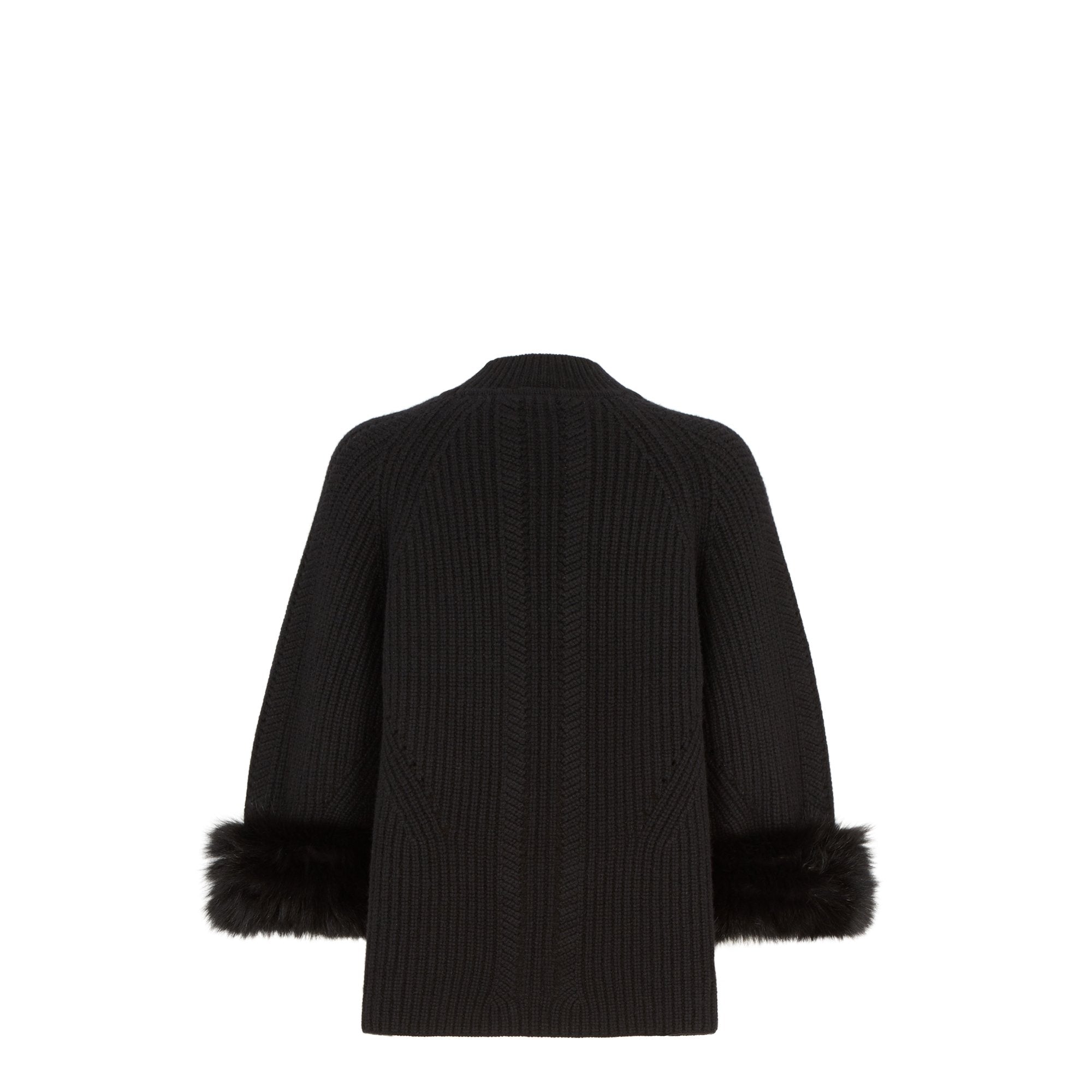 Pull manches en cachemire - Noir