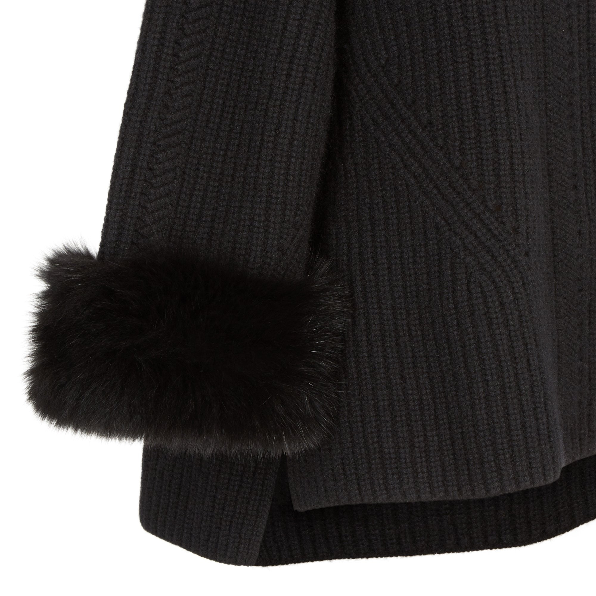 Pull manches en cachemire - Noir