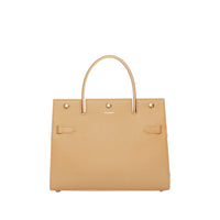 Petit sac Title en cuir - Honey