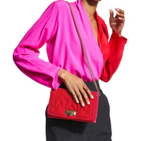 HELIA CLUTCH - Rouge