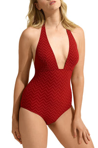 Maillot une pièce triangle Gabardine - Ginger