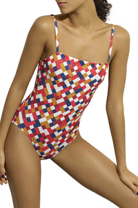 Maillot une pièce nageur Actrice - Mosaic