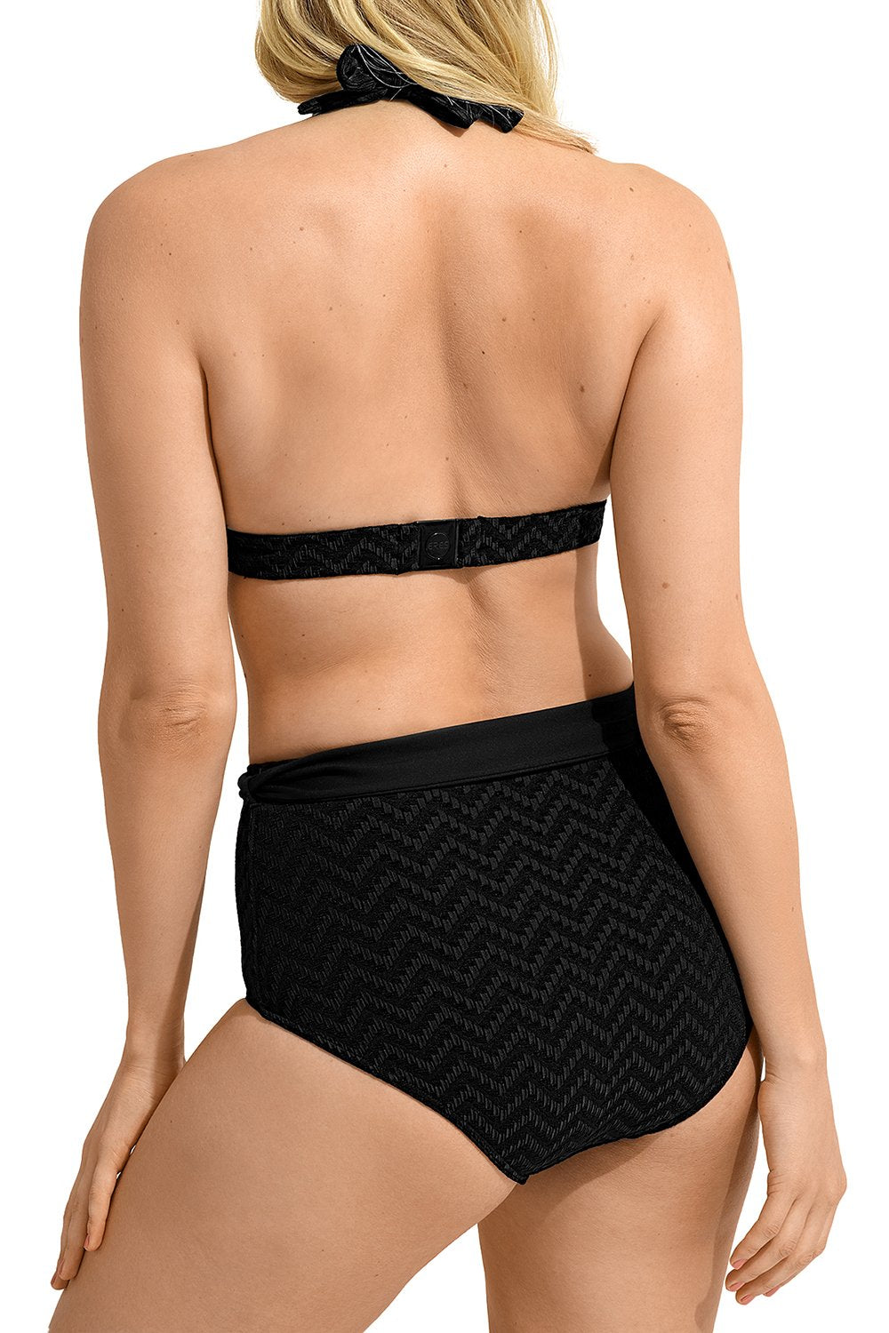 Haut de maillot triangle Tailleur - Noir
