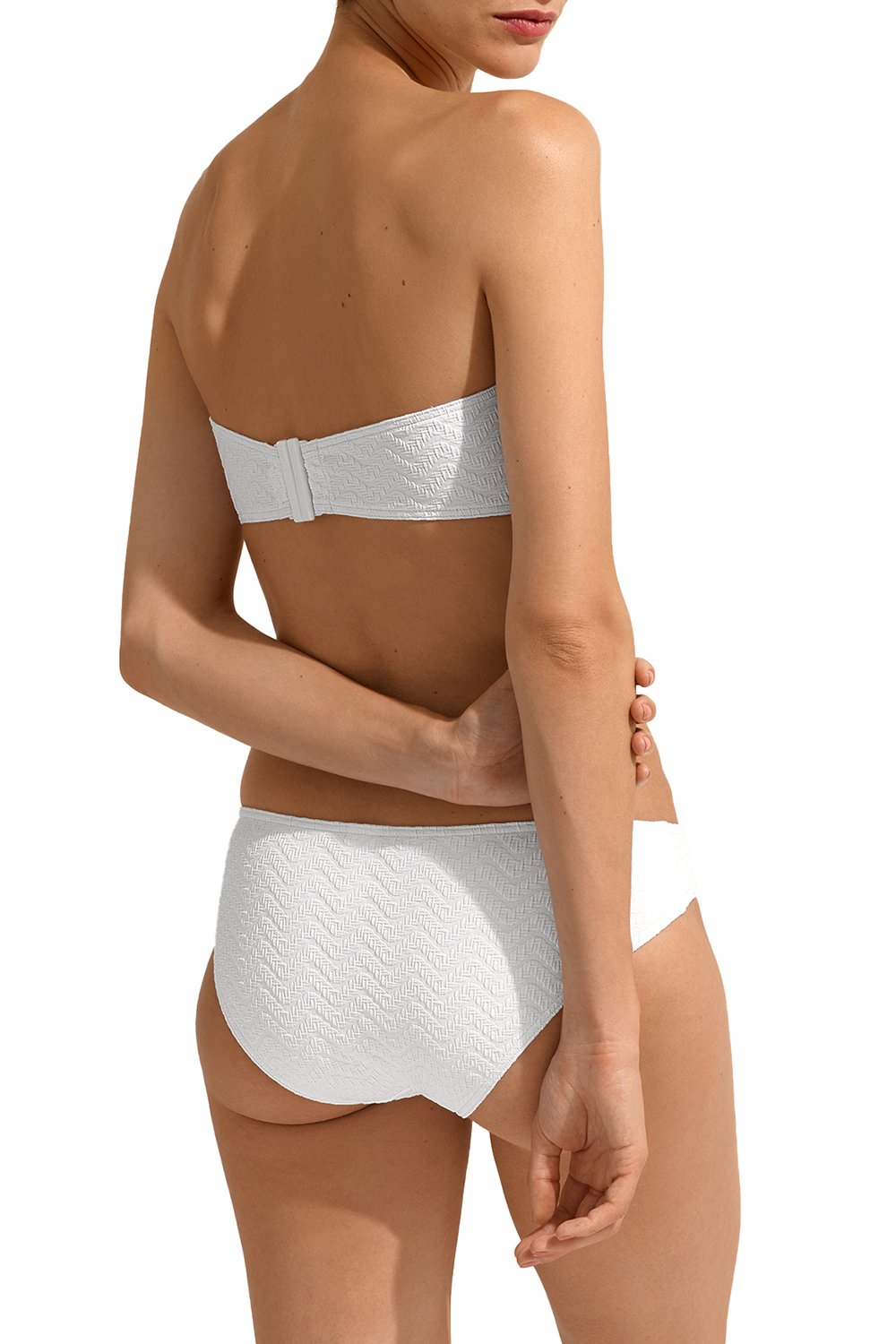 Haut de maillot bandeau Duffle - Blanc