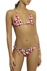 Haut de maillot triangle Box - Mosaic