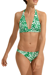 Haut de maillot triangle Lobster - Coralsand Green