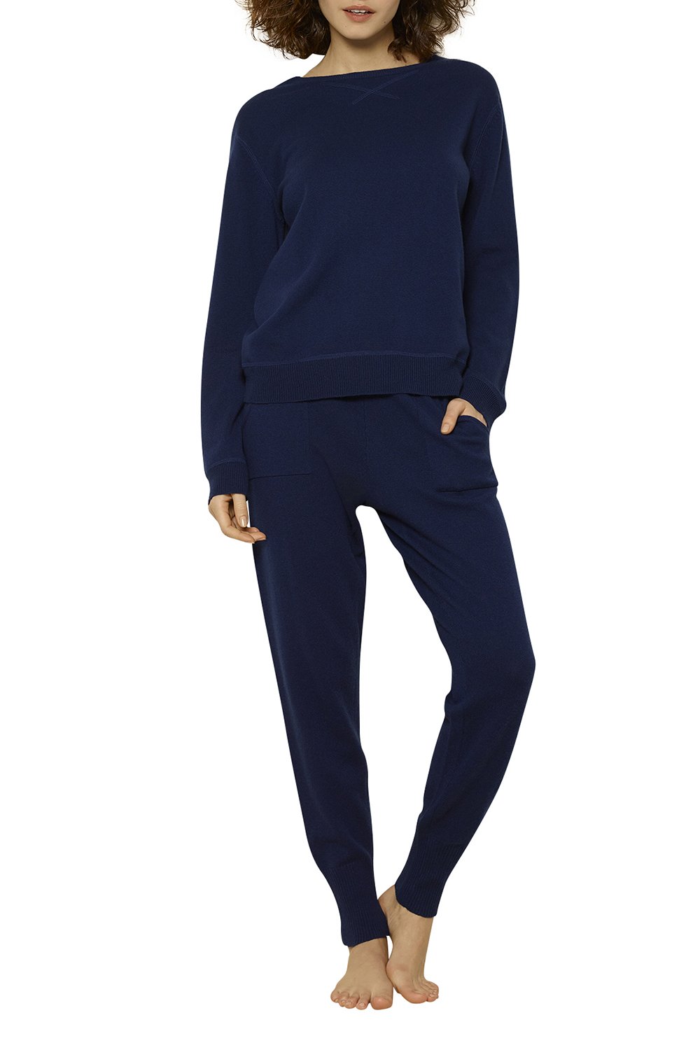 Pull col rond Aimante - Pierre Bleue