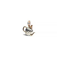 Pendentif Five O'Clo en Argent & Or Rose 18K