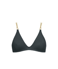 Haut de maillot triangle Gling - Caviar & Doré