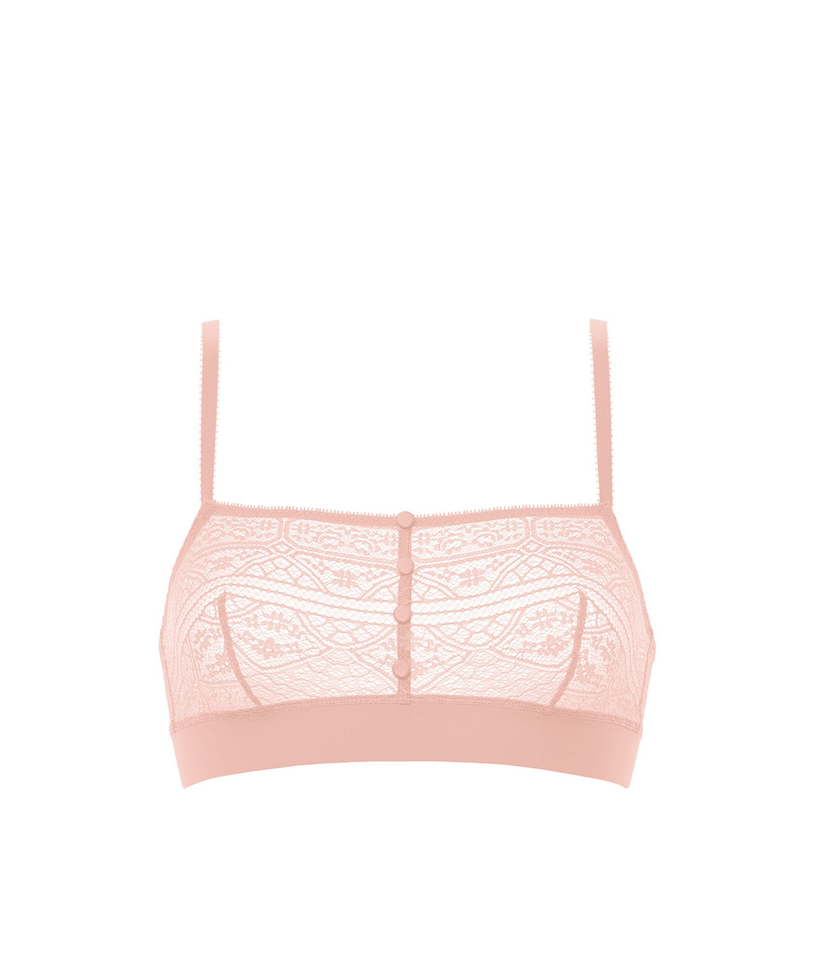 Brassière Broderie - Nu