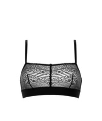 Brassière Broderie - Noir
