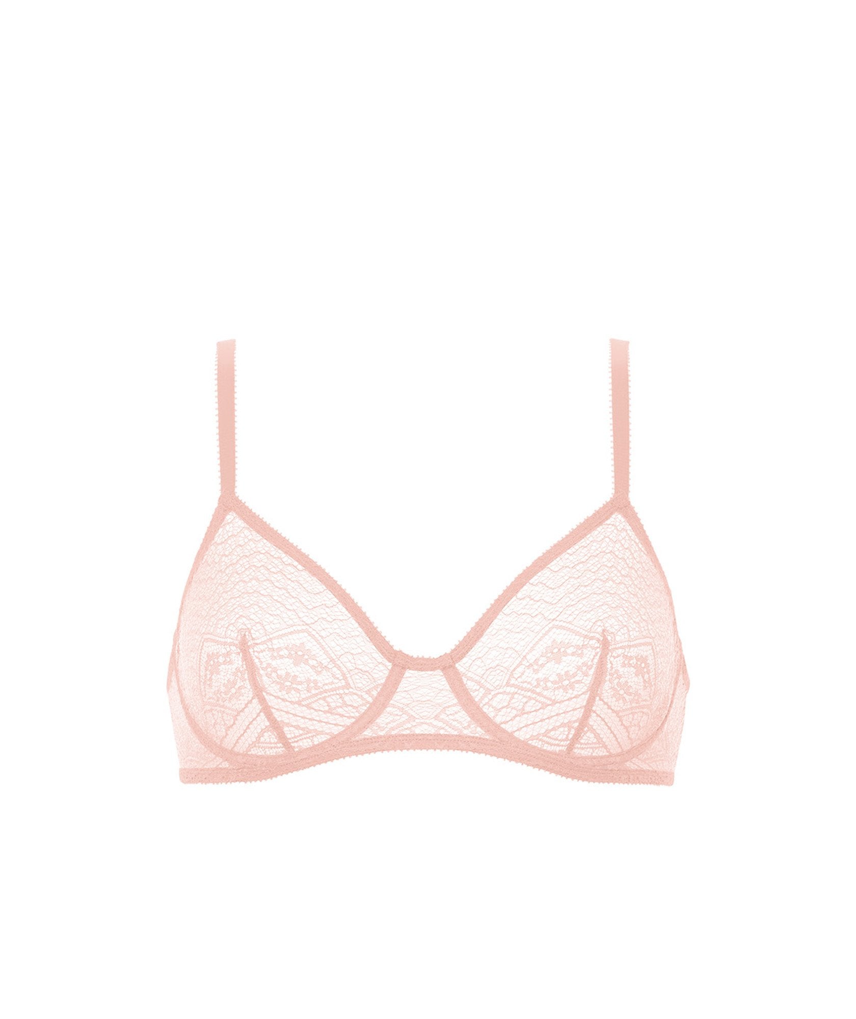 Soutien gorge emboîtant Guipure - Nu