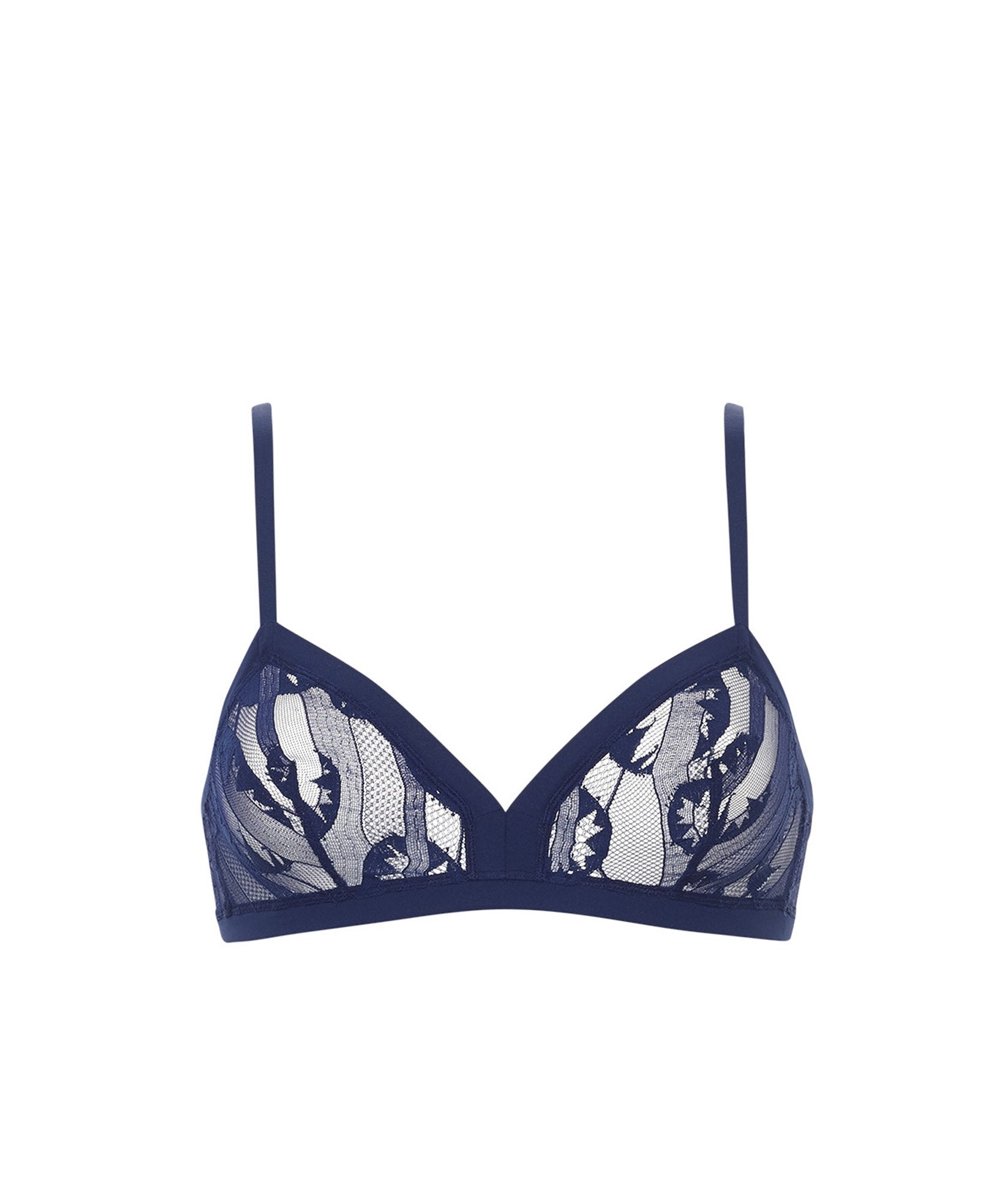 Soutien-gorge triangle Brigitte - Pierre Bleue