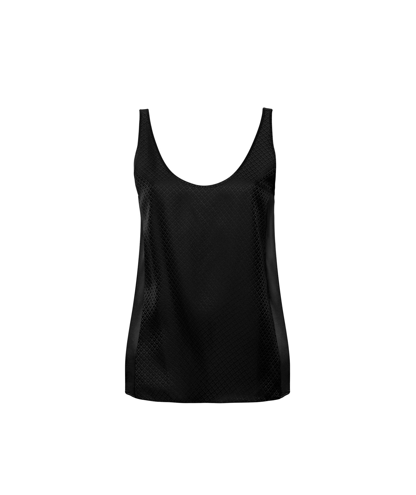 Top sans manches Discolight - Noir